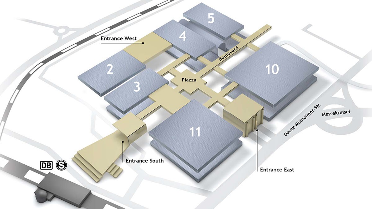 site plan EISENWARENMESSE 2022 